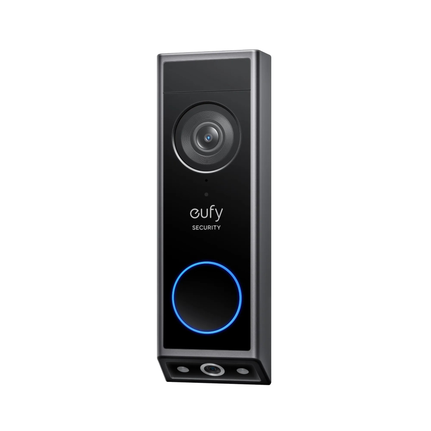 Eufy Video-Türklingel E340 mit Dual-Kamera und MiniBase Chime für smarte Überwachung.