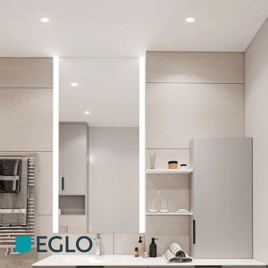 Eglo Einbauleuchte BARRANCO GU10 Weiß Ø 84 mm