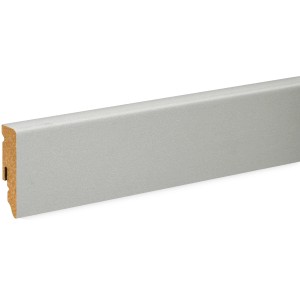 FN Neuhofer Sockelleiste FU062L, Dekor ähnlich RAL7040, MDF mit Clip-System.