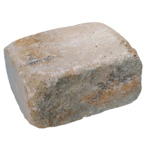 Diephaus Mauerstein Maximo Muschelkalk, 25x25x15 cm, für den Garten- und Landschaftsbau.