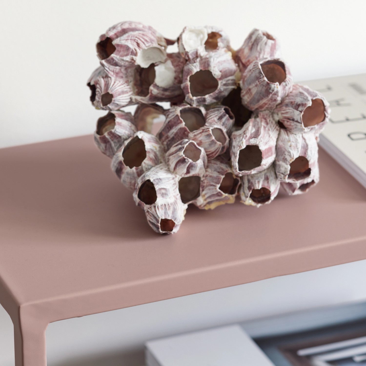 Alpina Sprühlack Melodie der Anmut, Roséviolett, edelmatt. Dekorative Lackierung auf Tisch.