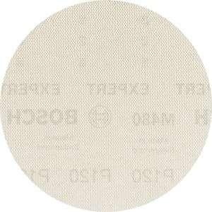 Bosch Expert M480 Netzschleifblatt, Ø 225 mm, K120, 5 Stück, für Exzenterschleifer.