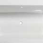 Weiße Sanoacryl Rechteck-Badewanne Orient, 180x80 cm, Aufsicht.