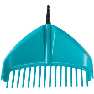 Gardena Combisystem Schaufel-Rechen, blaugrün, für Gartenarbeiten wie Rechen, Schaufeln und Sieben.