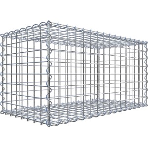 Gabiona Gabionenkorb 40 cm x 80 cm x 40 cm Maschenw 5 cm x 5 cm