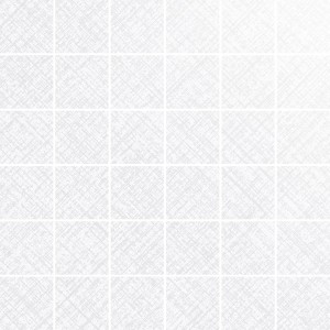 Mosaik Las Vegas Weiß, 30x30 cm, teilpoliert mit Glanzeffekt, ideal für Bad und Küche.