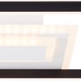 Schwarzes Brilliant LED Deckenpaneel Iorgo, 44x44cm, dimmbar, für moderne Beleuchtung.