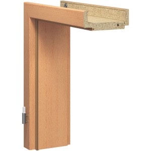 GetaDoor Zarge CPL Buche Blumig, Anschlag links, für Zimmertüren.