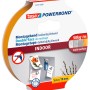 Tesa Powerbond Montageband Indoor, 5m x 19mm, extra stark klebend für glatte & unebene Flächen.