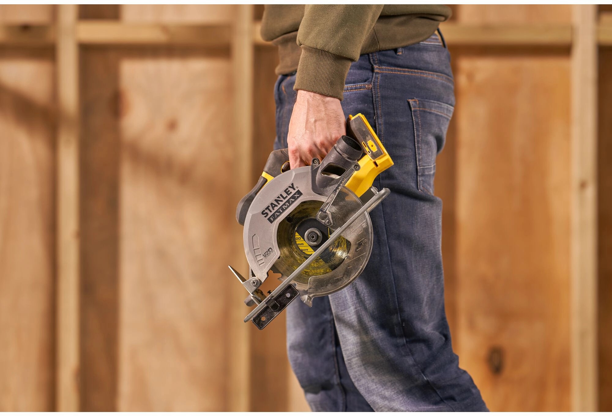 Sega Circolare Stanley Fatmax 18V - Diametro Lama 165mm, Taglio Fino A 55mm Su Legno - Foto 9