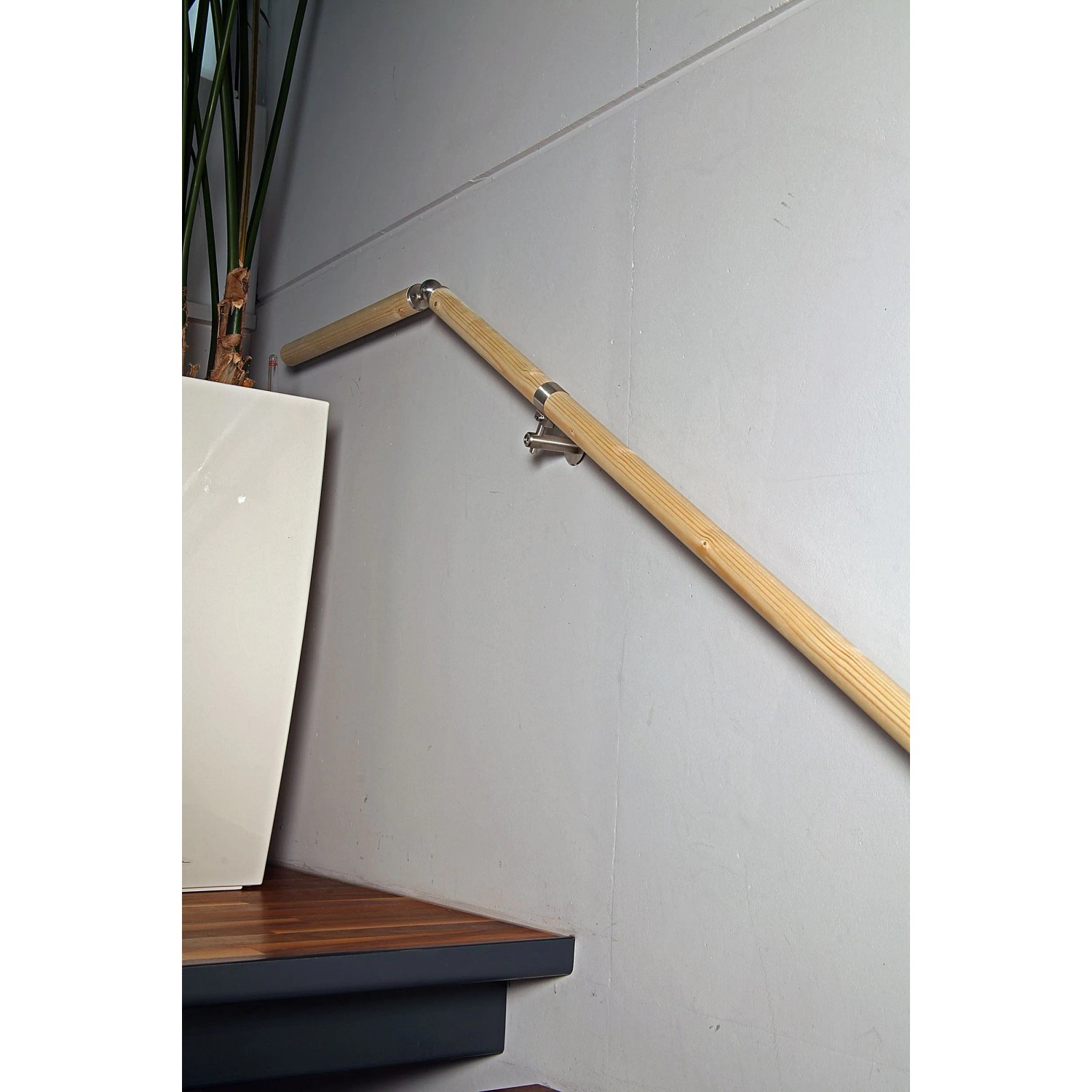 Handlauf Fichte Massivholz Ø 40 mm - Länge 1.500 mm für Innen & Außen_5