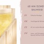 Detailaufnahme Karibu Sauna Anina: Wandaufbau mit Mineralwolle-Dämmung und Holzverkleidung.