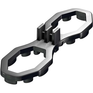 GS Terrassen Abstandshalter, 4 mm Fugenbreite, 100er Pack für gleichmäßigen Dielenabstand.