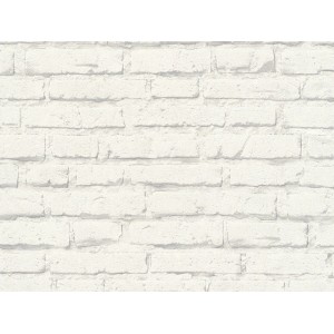 A.S. Création Vliestapete Best of Wood´n Stone Ziegelstein Hellgrau FSC®