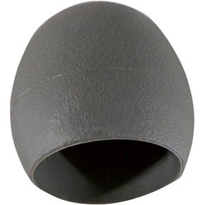 Fußkappe für Hollywoodschaukel Vigo, 4er-Set, aus grauem Kunststoff.