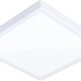 Eckige, weiße LED Aufbauleuchte Fueva 5 von Eglo für die Decke mit neutralweißem Licht.
