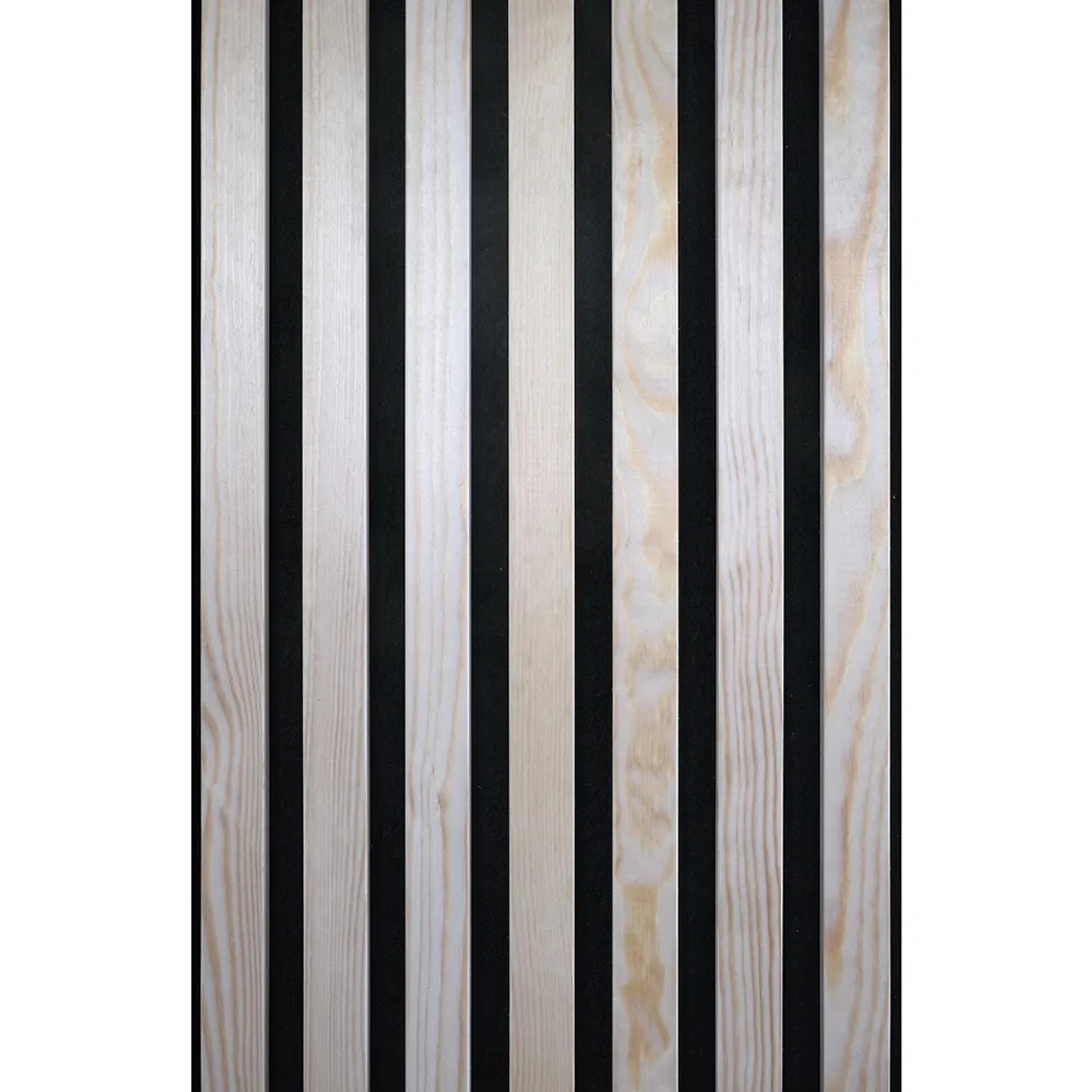 Akustikpaneel aus Kiefer Massivholz, 56,1x240cm, für Wand- und Deckenverkleidung.