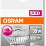 Osram GU10 LED-Lampe, 3,4W, warmweiß, dimmbar. Leuchtmittel für Wohnräume.