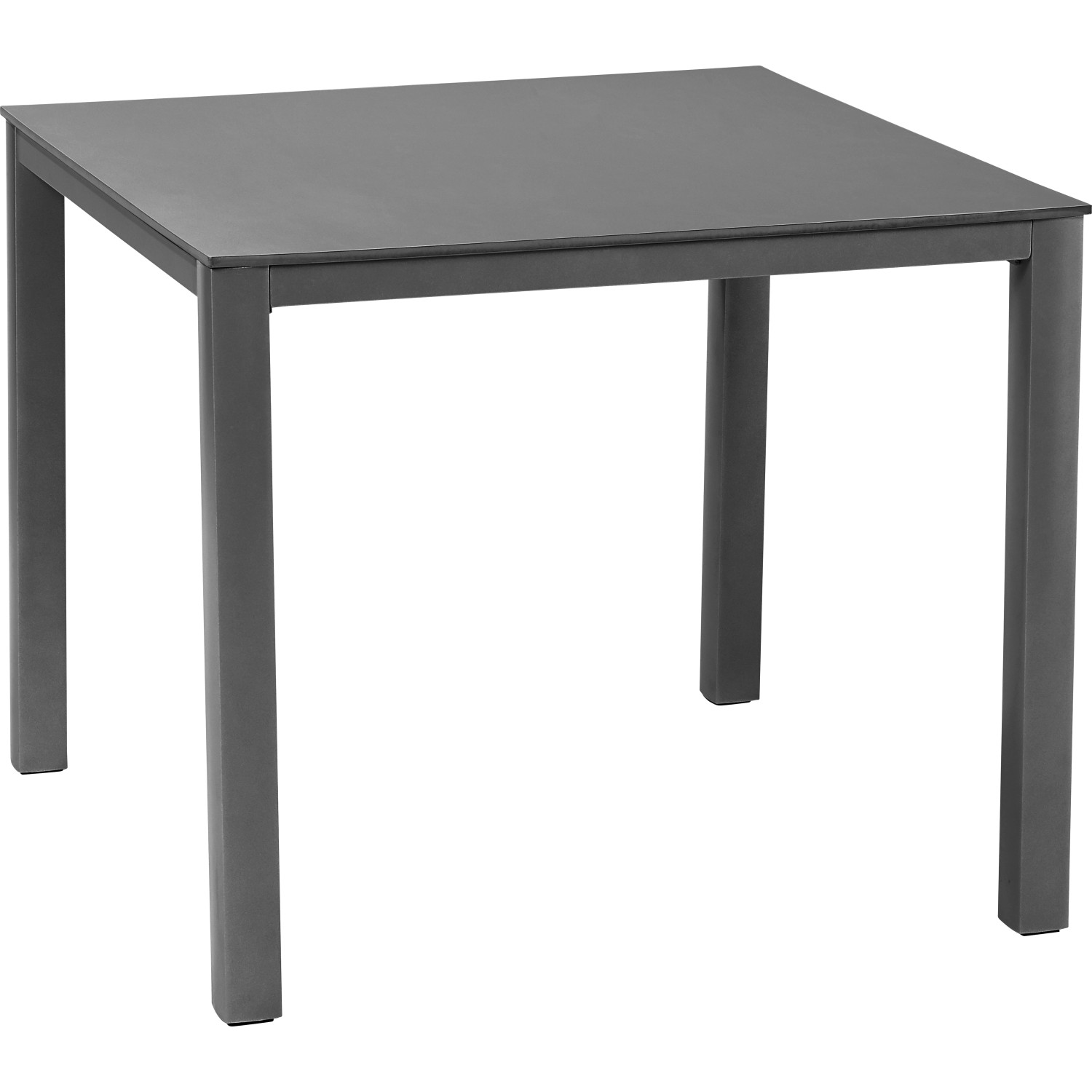 Gartentisch Harris Quadratisch 90 cm x 90 cm Glas in Anthrazit kaufen