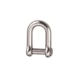 Seilflechter Rundschäkel 6 mm aus Edelstahl, Detailansicht.