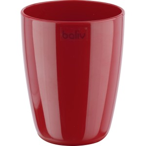 baliv Zahnputzbecher Kunststoff Rot Glänzend
