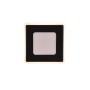 Schwarzer, eckiger Trio LED Einbaustrahler Nimbus, 8,5x8,5 cm. Modern und schlicht.