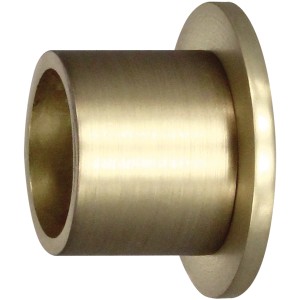 Mydeco Wandhalterung für Gardinenstange, Messing-Matt-Optik, Ø 2,5 cm.