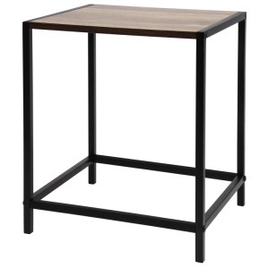 Moderner Beistelltisch aus Metall und MDF, 32,5x28x37,5 cm, ideal für Wohnbereiche.