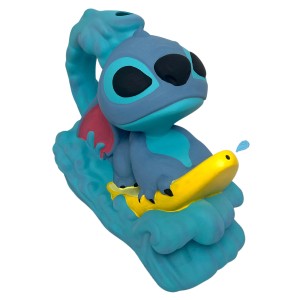 3D Disney Gießkanne Stitch, blaue Deko-Gießkanne für Zimmer- und Gartenpflanzen.