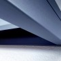 Detailansicht der anthrazitfarbenen Terrassenüberdachung Terracon Smartline.