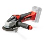 Einhell Akku-Winkelschleifer TE-AG 18/115 Li Solo, rot/schwarz, mit Zusatzhandgriff.
