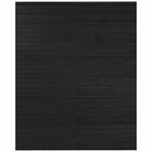 Sichtschutzzaun Plank Nadelholz Schwarz 174 cm x 203 cm