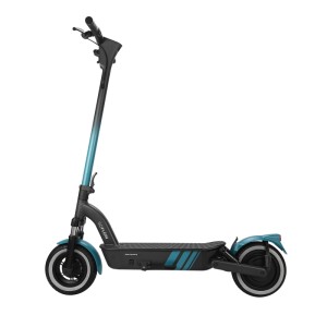 Grüner SoFlow E-Scooter SO4 Pro Max, ein Sport & Fitnessgerät mit hoher Reichweite.