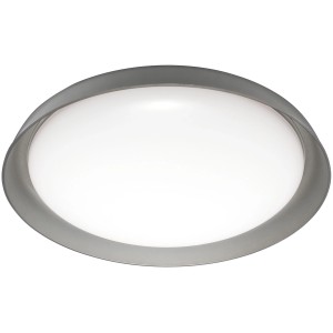 Ledvance Smart+ WiFi Deckenleuchte Orbis Plate, grau, Ø 43cm, tunable white.