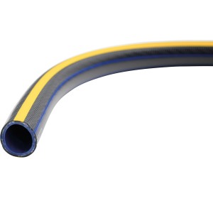 Flexibler LUX-TOOLS PRO Gartenschlauch (1 Zoll) in Meterware, ideal für die Gartenbewässerung.