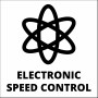 Symbol für elektronische Drehzahlregelung der Einhell Akku-Oberfräse.