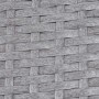 Detailansicht Poly-Rattan Geflecht, grau, für Gartensessel Halden