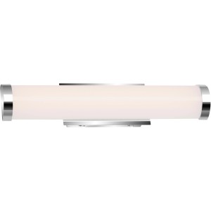 Moderne Briloner LED-Badleuchte Cool & Cosy in Chrom, dimmbar und mit Lichttemperatursteuerung.