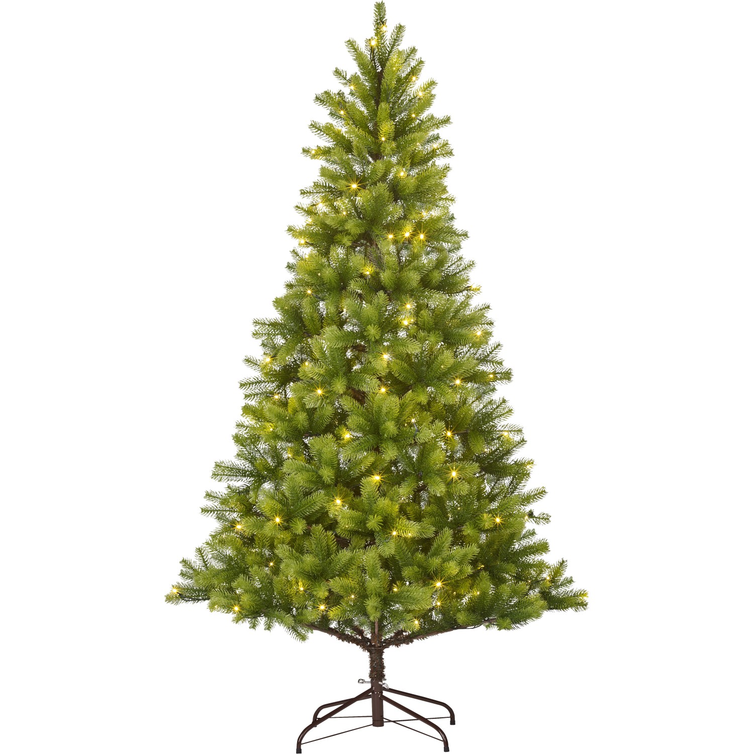 Knstlicher Weihnachtsbaum LED Tannenbaum Nagano 210 cm Kunsttanne Grn  kaufen bei OBI