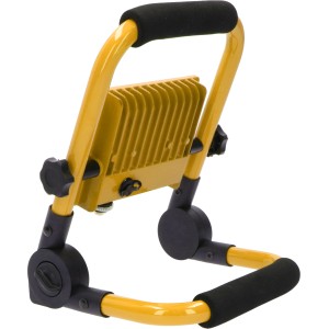 Gelbe LED's Work Akku-Arbeitsleuchte, 20W, 4000K, IP54, mit klappbarem Tragegestell.