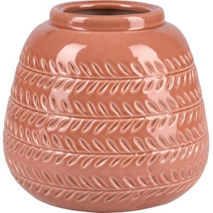 Vase Desert Flower Keramik 16,5 cm x Ø 18,5 cm Terrakotta