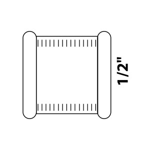 Kirchhoff Doppelmuffe, 18,7 mm (1/2 IG), Chrom, Gewindefitting für Sanitär- und Heizungsinstallation.
