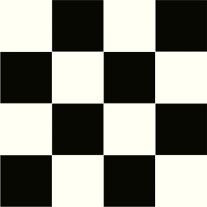 Andiamo PVC-Belag Schachbrettmuster Artifact 400 cm Schwarz-Weiß Meterware