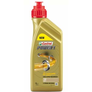 Castrol Power 1 2T Motoröl, 1 Liter Flasche für Zweitaktmotoren.