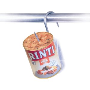 Rinti Kennerfleisch Pute 800g Dose Hunde-Nassfutter am Haken.