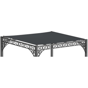 Eleo Sonnensegel 300 cm x 200 cm für Pergola Elba/Ischia Anthrazit