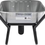 Haemmerlin Einrad-Schubkarre, 100 l, verzinkte Mulde, 200 kg Traglast für Bau und Garten.