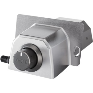 Ooni Karu 12 Gasbrenner aus Edelstahl mit Temperaturregler für Pizzaofen.