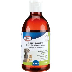 Trixie Dorsch-Lebertran für Hunde und Katzen, 250ml Flasche.