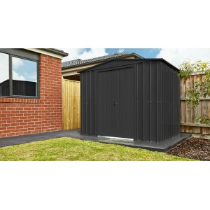 Globel Metall-Gerätehaus Gartenmanager Dream 65 in Anthrazit, Gerätehaus für Garten.